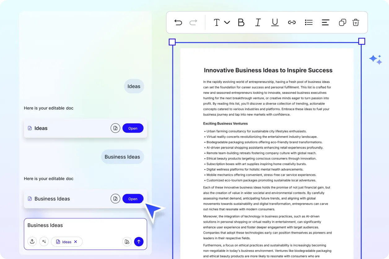 Free AI Ideas Generator, Free Idea List Maker Online